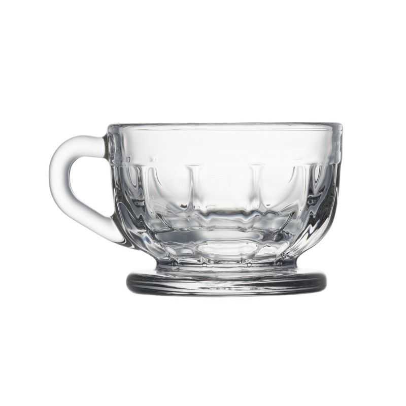 FLORE Set of 6 Espresso Cups 10cl Glass