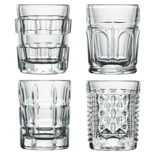 Set of 4 Shot Glasses 6cl Glass