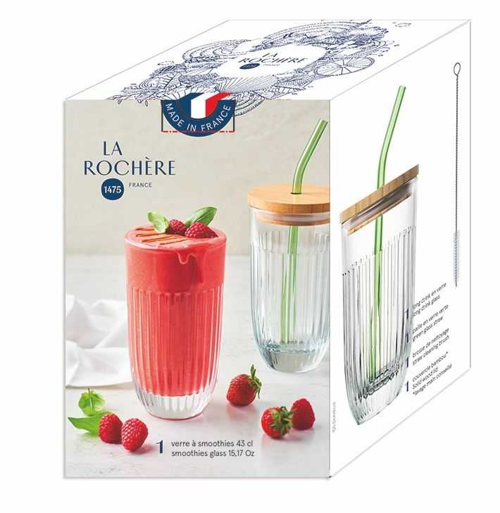 OUESSANT Smoothie Glass Set Glass
