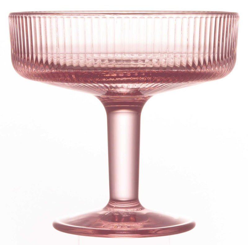 ALICE Ice Cream Cup Pink Glass