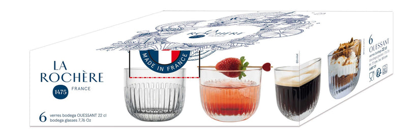 OUESSANT BODEGA Set of 6 Glasses Glass