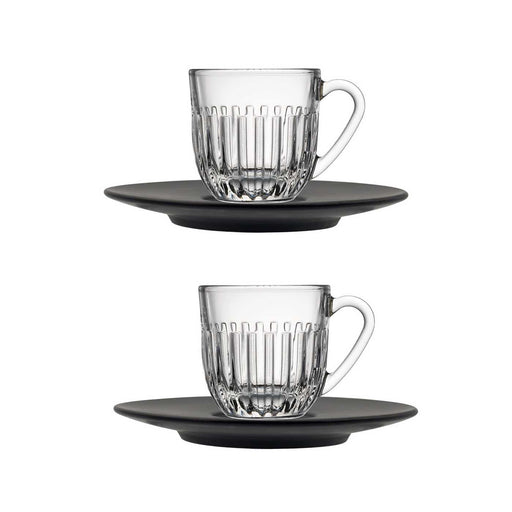 OUESSANT Set of 2 Coffee Cups Glass