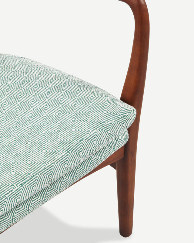 Squared Peggy Chair - Light Green