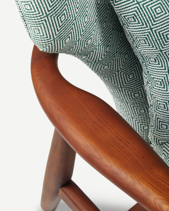 Squared Peggy Chair - Light Green
