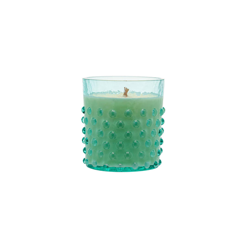 Hobnail Candle Beryl with Honey & Sandalwood