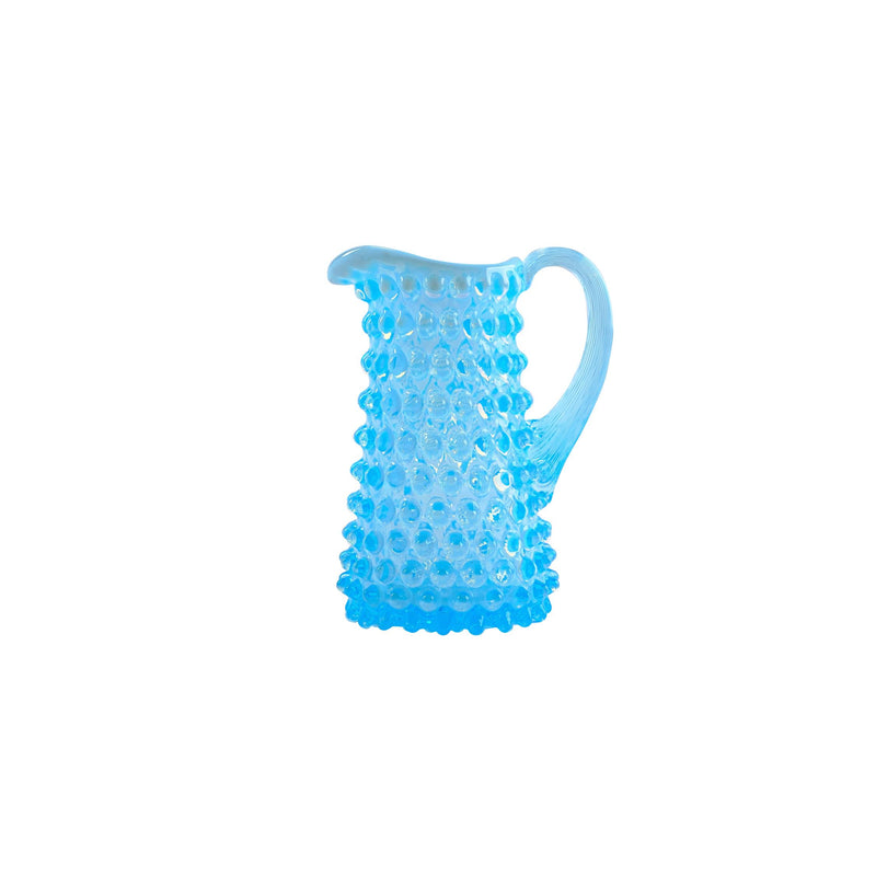 Opaline Eiffel Hobnail Jug 350 ml Pastel Blue