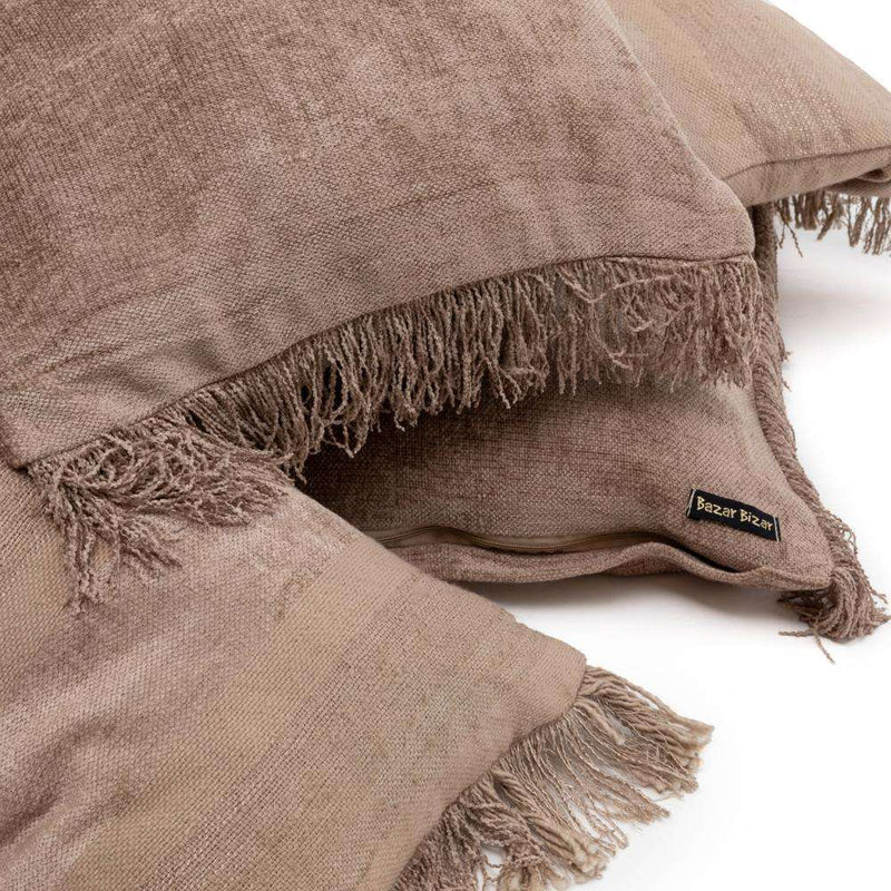 The Oh My Gee Cushion Cover - Concrete Velvet