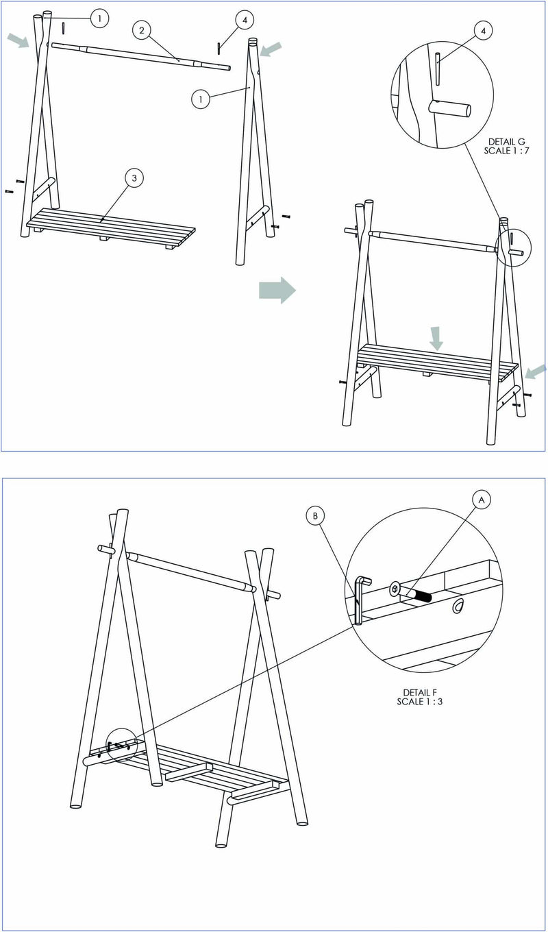 The Cloth Rack - Natural