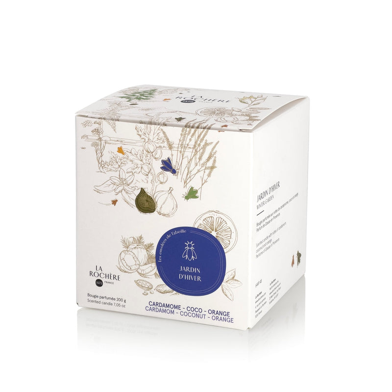 Winter Garden Bee Candle