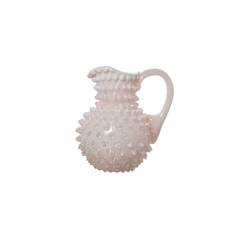 Opaline Hobnail Creamer 500 ml Soft Rosa