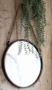 Iron Mirror With Rope