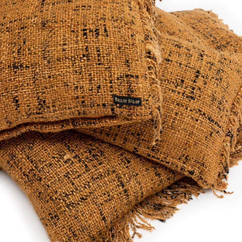 The Oh My Gee Cushion Cover - Cinnamon Black