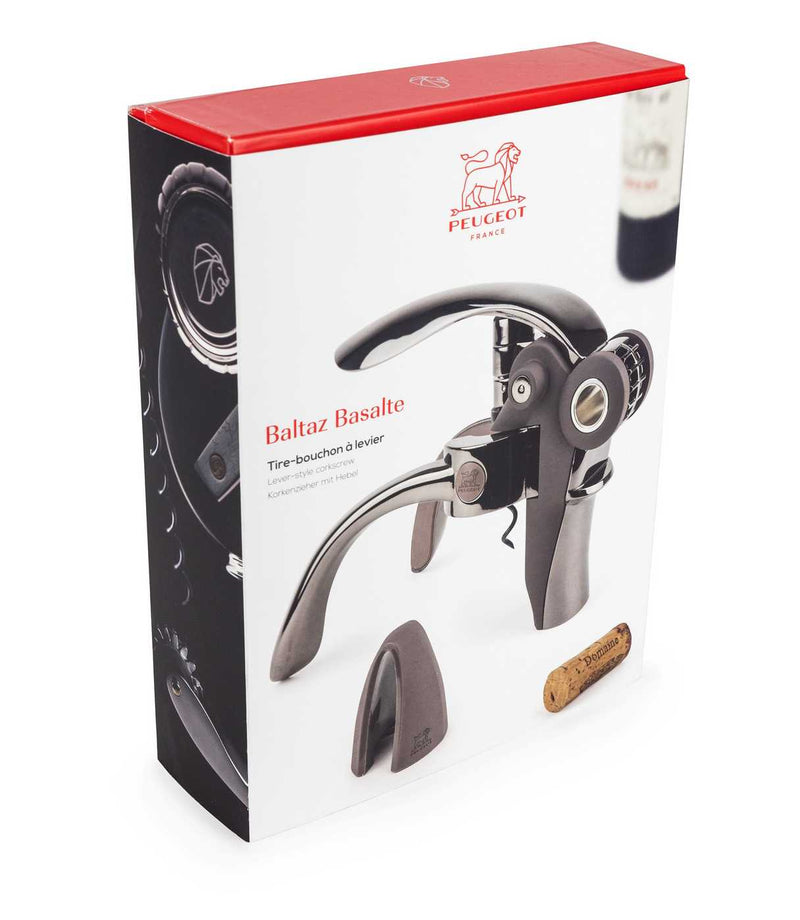 Baltaz
Lever-style corkscrew with foil-cutter basalt-coloured 14 cm - 5,5in.