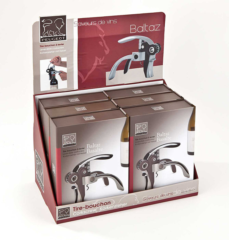 Baltaz
Lever-style corkscrew with foil-cutter basalt-coloured 14 cm - 5,5in.