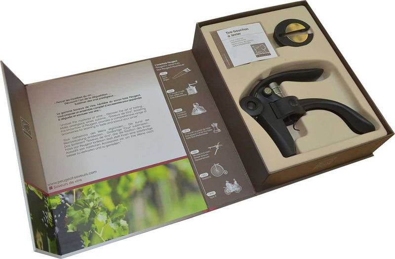 Baltaz Dark
Lever corkscrew with foil-cutter black14 cm