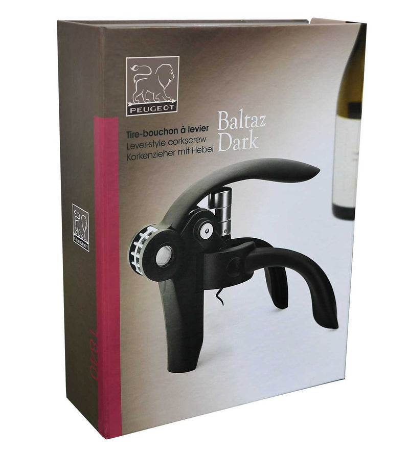 Baltaz Dark
Lever corkscrew with foil-cutter black14 cm