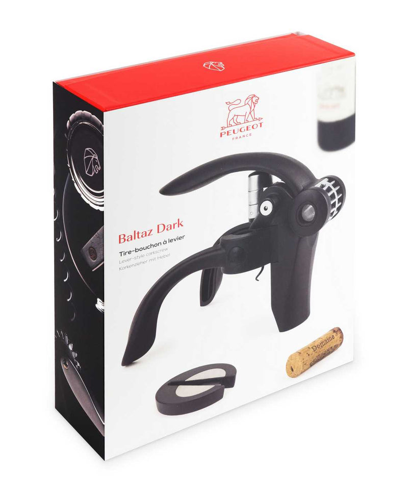 Baltaz Dark
Lever corkscrew with foil-cutter black14 cm