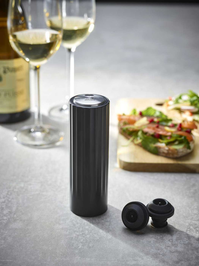 Preserve Electric Vacuum Pump for Wine, 100% automatic, ABS Black, 14 cm - 5.5 in
