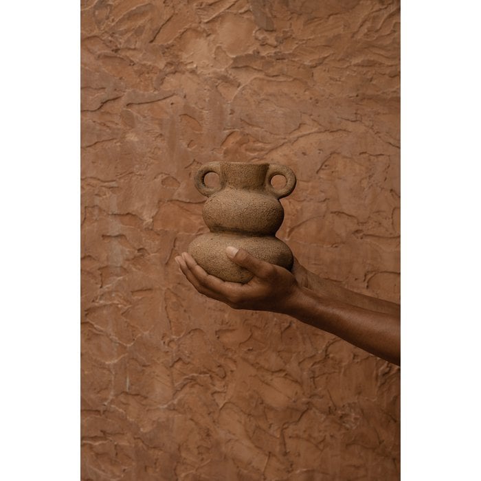 The Earthen Balance Vase - Sand - S