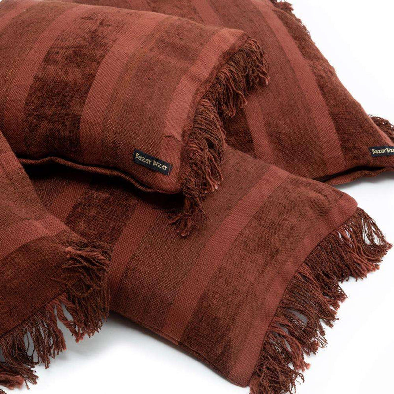 The Oh My Gee Cushion Cover - Burgundy Velvet