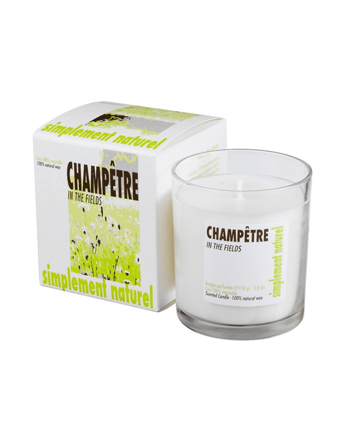 In the fields scented candle ambiance des alpes