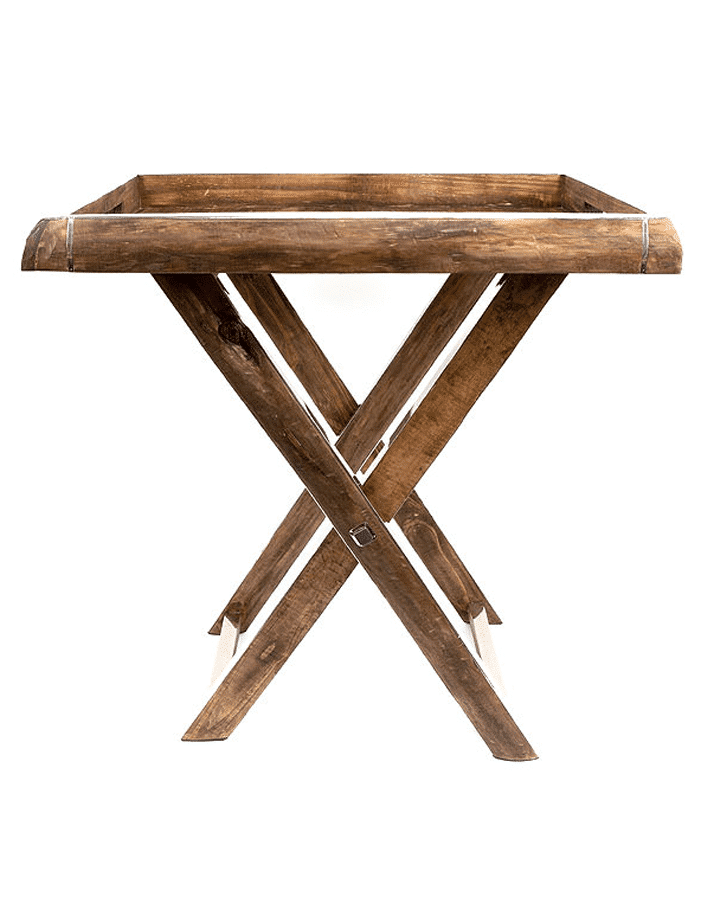 wooden table tray serving airedelsur