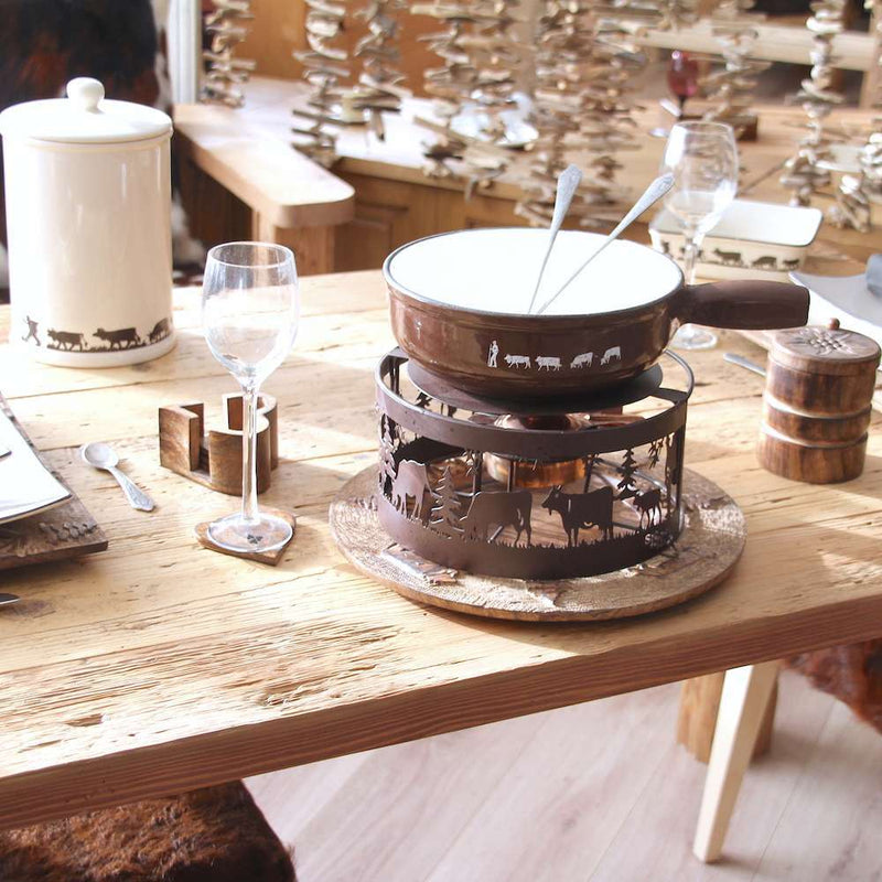 Metal Fondue Stove - Large