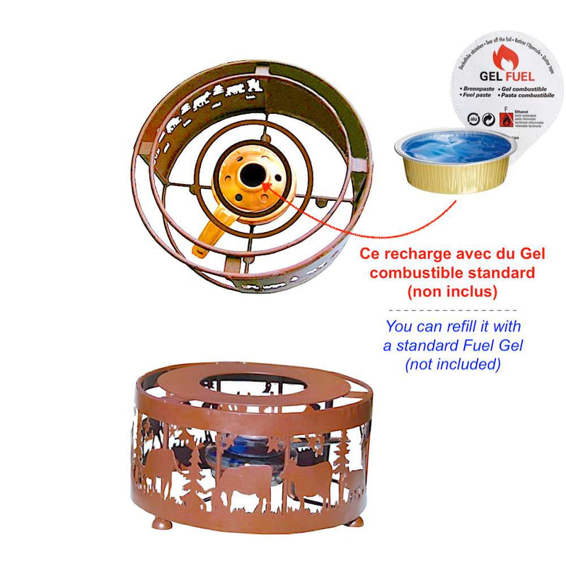 Metal Fondue Stove - Large
