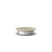 Aluminum and Porcelain Soap Dish