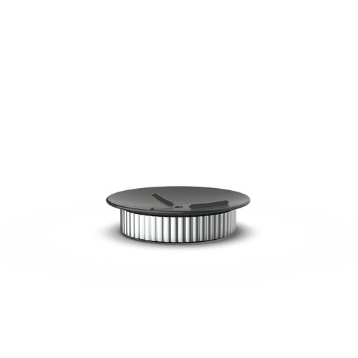 Aluminum and Porcelain Soap Dish