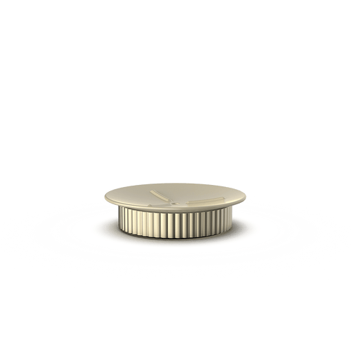 Aluminum and Porcelain Soap Dish