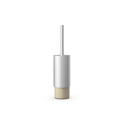 Aluminum and Porcelain Toilet Brush Holder