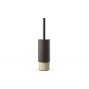 Aluminum and Porcelain Toilet Brush Holder