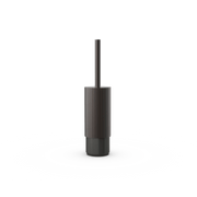 Aluminum and Porcelain Toilet Brush Holder