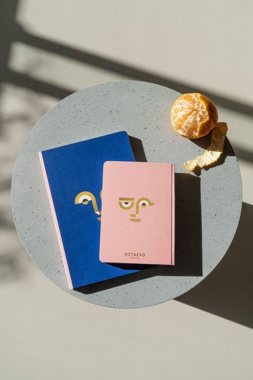 A5 Notebook with a face