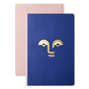 A5 Notebook with a face