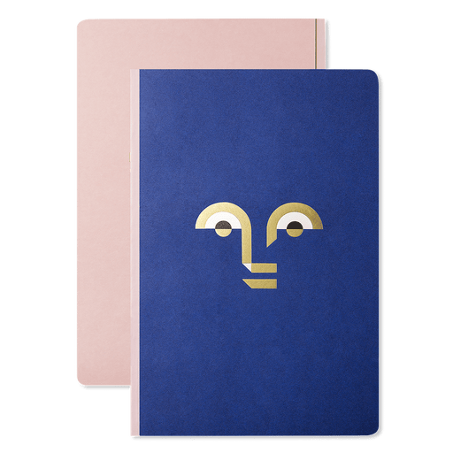 A5 Notebook with a face