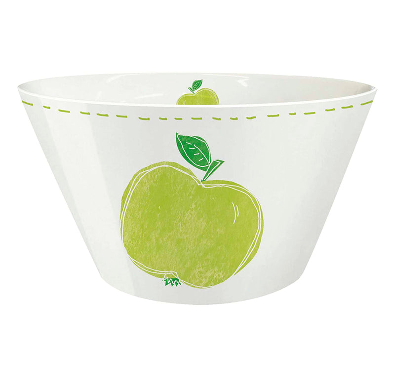 apple white and green bowl ppd