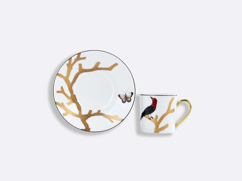 Bernardaud bird espresso cup