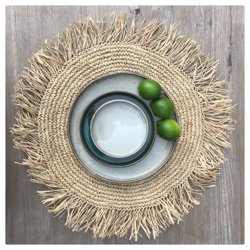 fringe placemat bazar bizar
