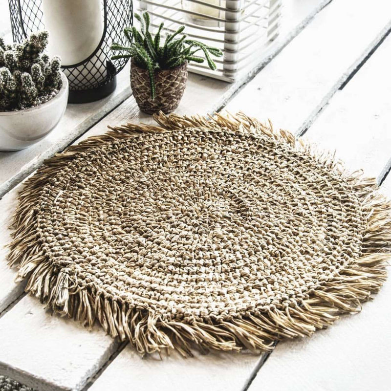 fringe placemat bazar bizar
