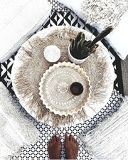 fringe placemat bazar bizar