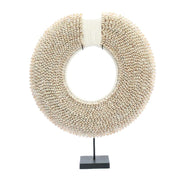 shell disc on stand white bazar bizar