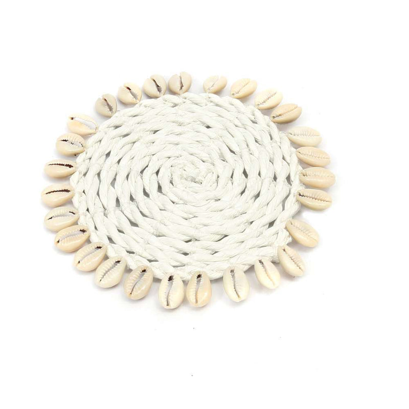 white shell coaster bazar bizar