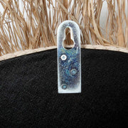 natural handcrafted mirror raffia and shell bazar bizar