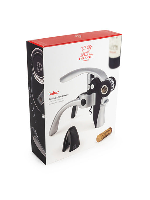 Baltaz
Lever-style corkscrew with foil-cutter black-coloured 14 cm - 5,5in.