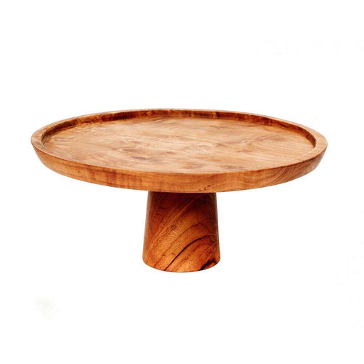 teak wood root cake dish plate bazar bizar