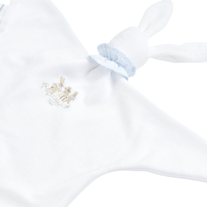 Embroidered doudou Soft rabbit - Velvet