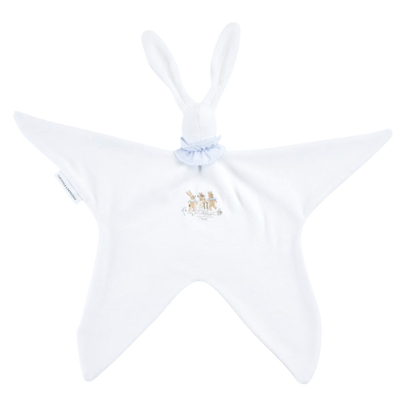 Embroidered doudou Soft rabbit - Velvet