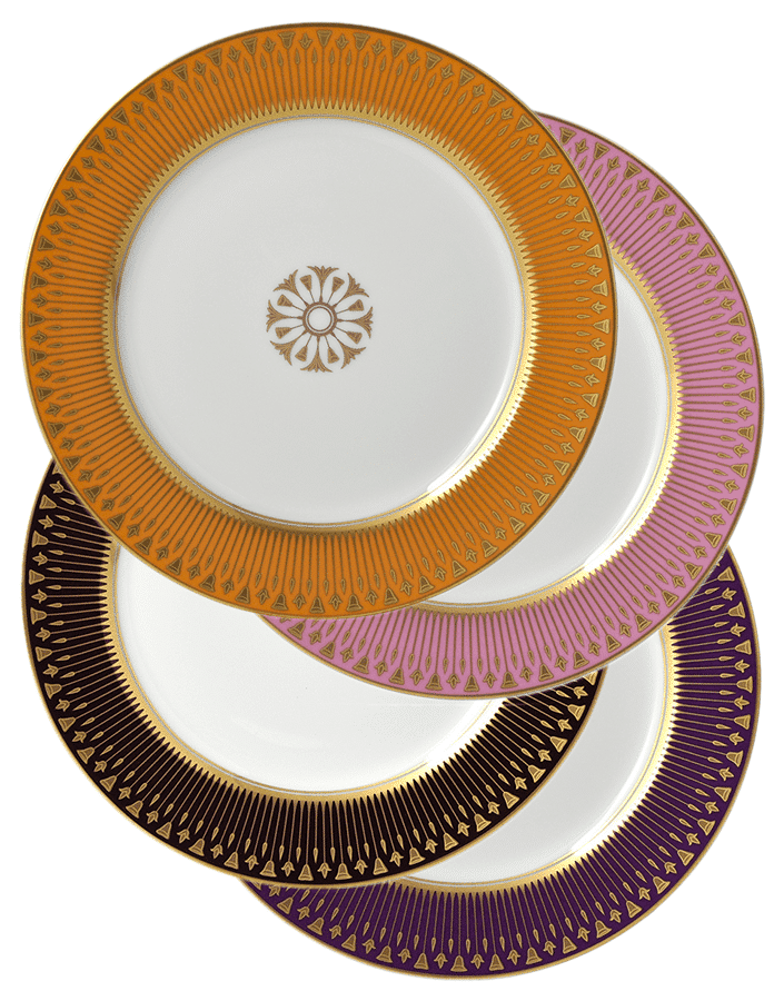 Soleil Levant - Salad Plate Peach